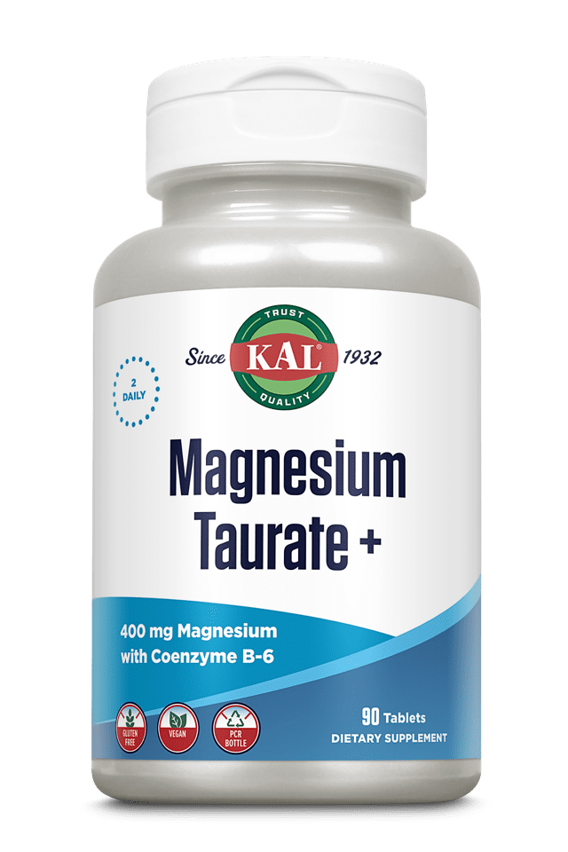 Kal - Magnesium Taurate+ 90ct 400mg Tablet