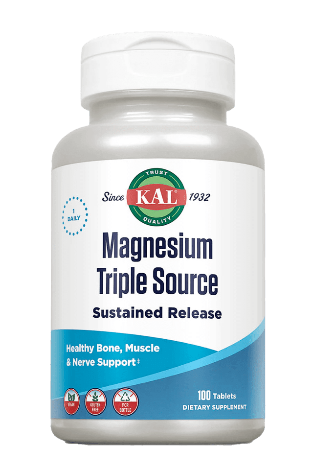 Kal - Magnesium Triple Source Sustained Release 500mg 100Tab
