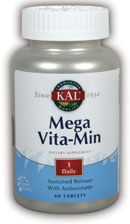 Kal - Mega Vita-Min, SR  60 Tab-OUT OF STOCK