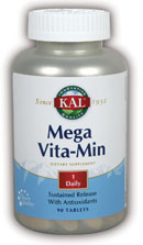 Kal - Mega Vita-Min Sustained Release 90ct Tablet-OUT OF STOCK