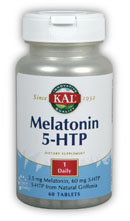 Kal - Melatonin 5-HTP 60ct 2.5mg Tablet