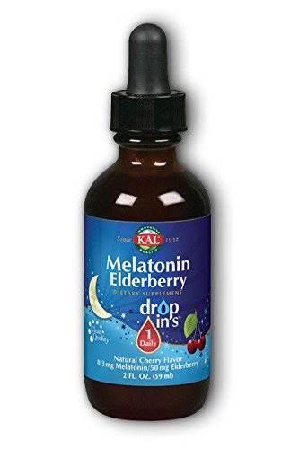 Kal - Melatonin Elderberry DropIns 2oz 0.3mg Drops