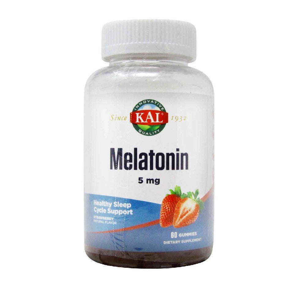 Kal - Melatonin Strawberry Gummy 60 Count
