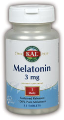 Kal - Melatonin Sustained Release 30ct 3mg Tablet