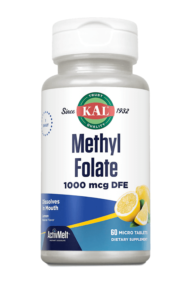 Kal - Methyl Folate ActivMelt 60ct 1000mcg Lozenge