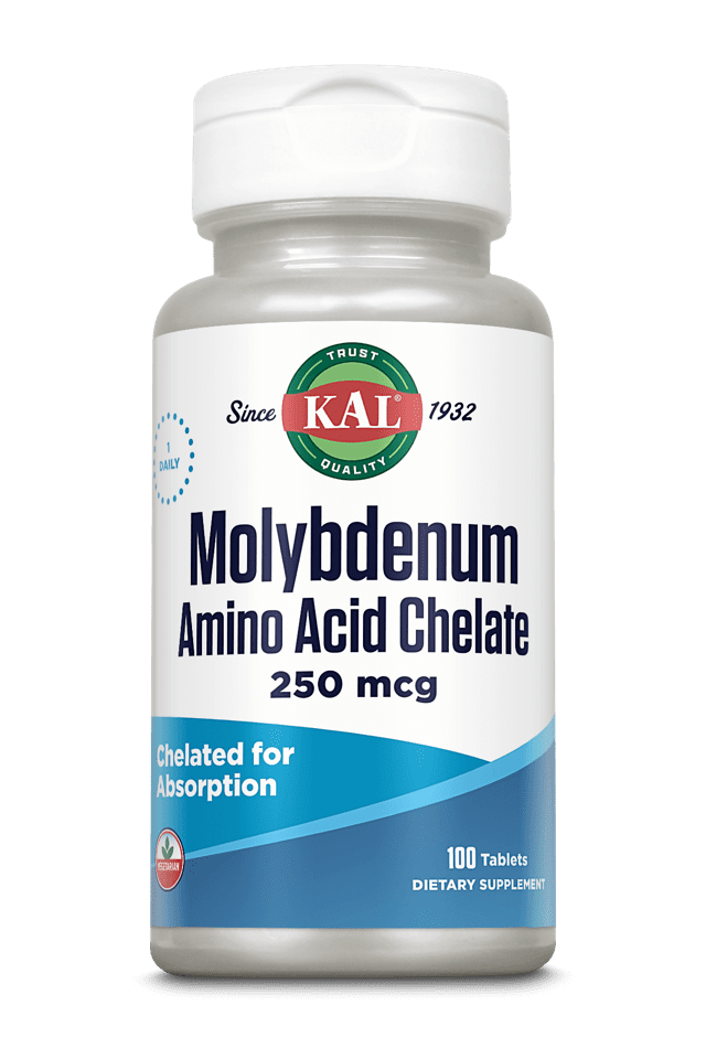 Kal - Molybdenum Chelated 100ct 250mcg Tablet