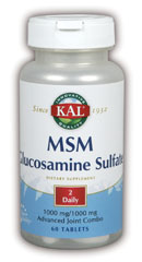 Kal - MSM Glucosamine Sulfate 60ct Tablet-OUT OF STOCK