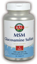 Kal - MSM Glucosamine Sulfate 90ct Tablet-OUT OF STOCK