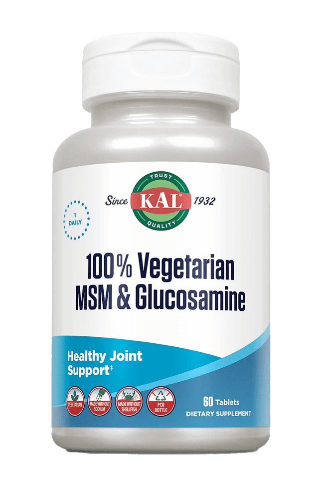 Kal - MSM & Glucosamine 100% Vegetarian  60ct Tablet