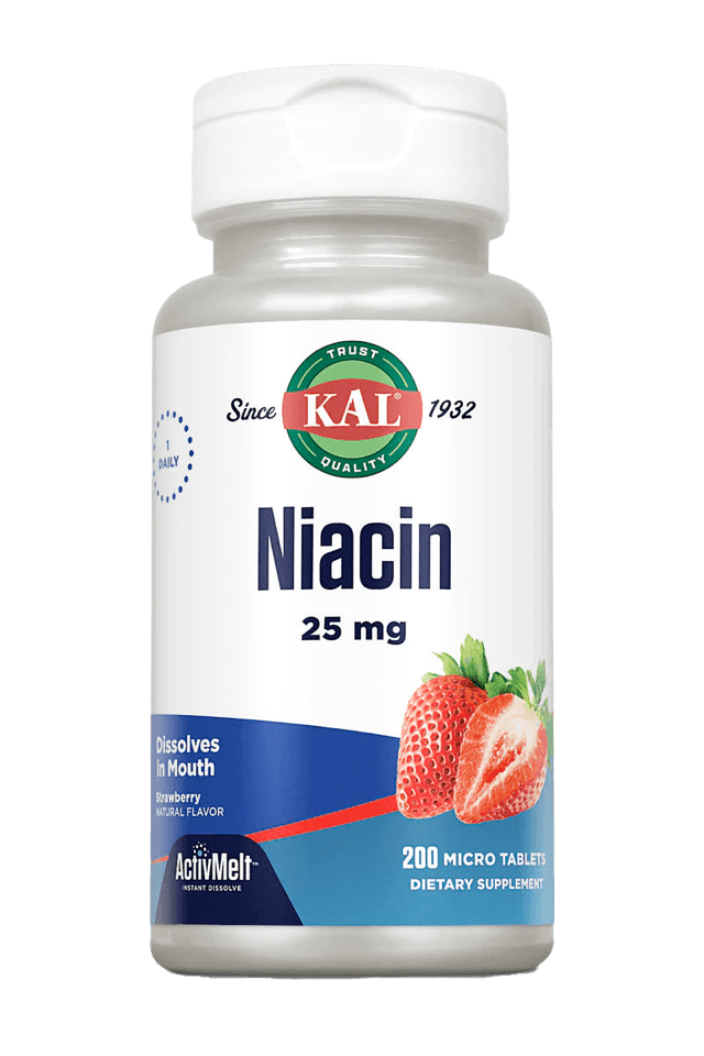Kal - Niacin ActivMelt 200ct 25mg Lozenge