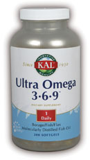 Kal - Ultra Omega 3-6-9 200ct 1200mg Softgel