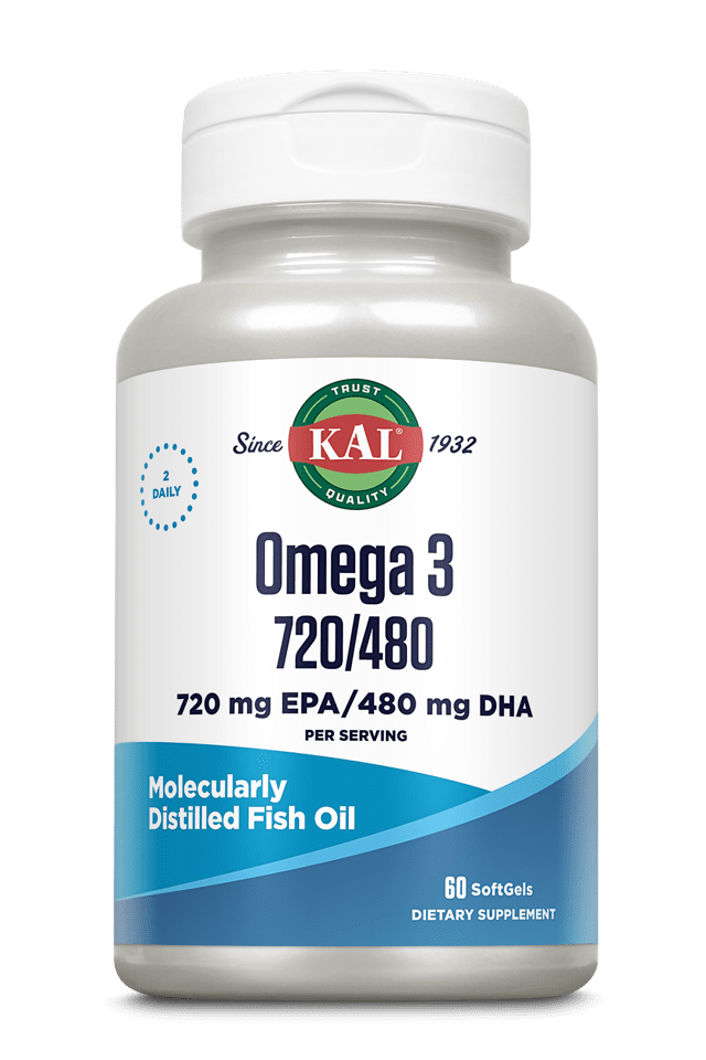 Kal - Omega 3 720/480 60ct 1200mg Softgel