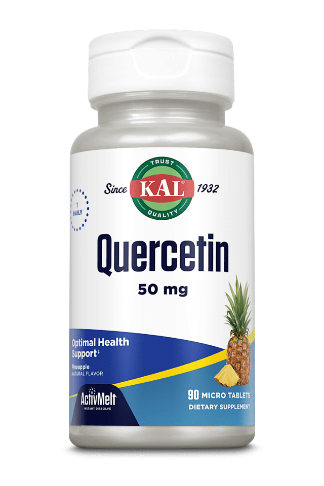 Kal - Quercetin 50 mg ActivMelt¨ Instant Dissolve 90 Lozenge
