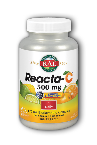 Kal - Reacta-C w/Bioflavonoids 500mg 180 Tab