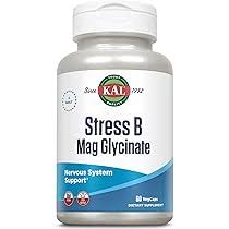 Kal - Stress B Magnesium Glycinate 60 Count