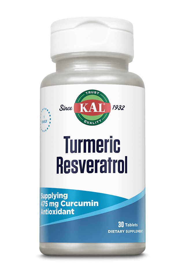 Kal - Turmeric Resveratrol 30ct Tablet
