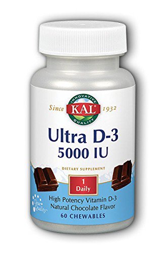 Kal - Ultra D-3 5000 IU 60ct 5000iu Chewable