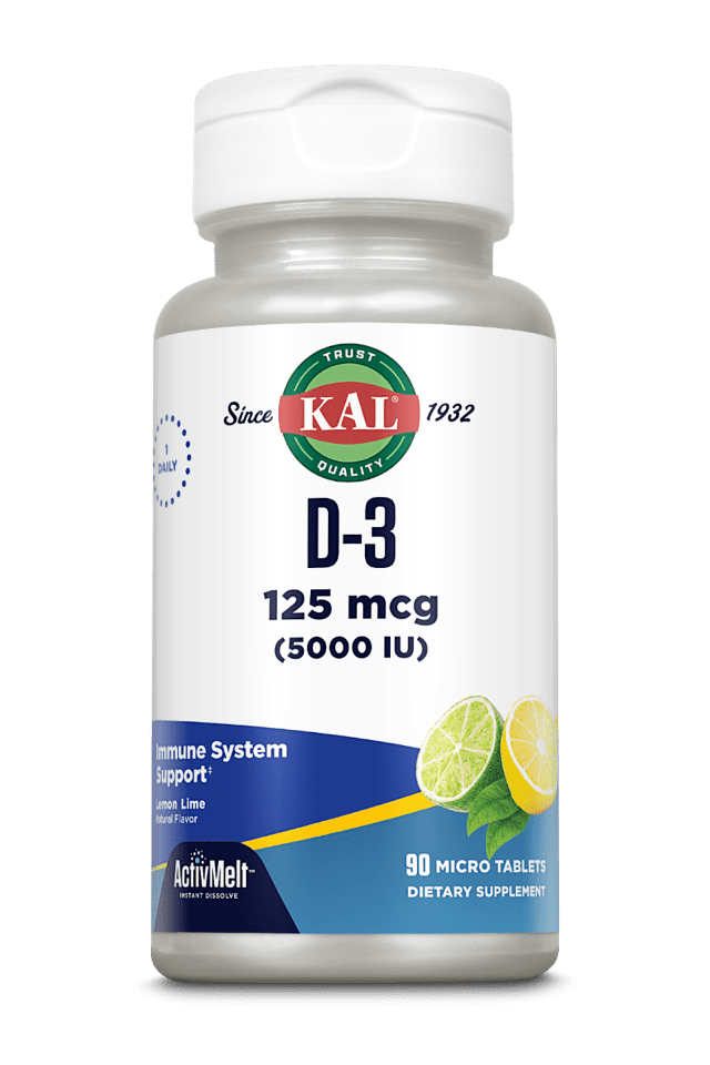 Kal - D-3 5000 IU ActivMelt 90 ct 5000 i Lozenge