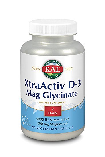 Kal - XtraActiv D-3 Mag Glycinate 90ct 5000iu(#60572)-UNAVAILABLE