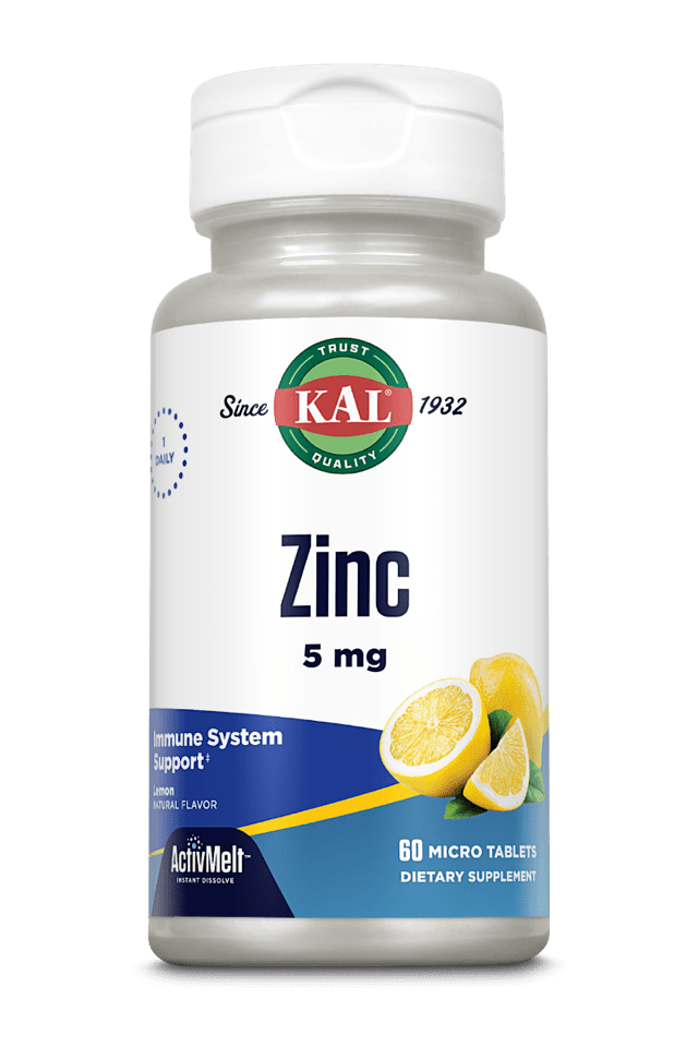 Kal - Zinc ActivMelt 60ct 5mg Lozenge 