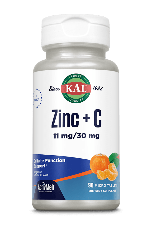 Kal - Zinc + C ActivMelt¨ Instant Dissolve 90 Lozenge