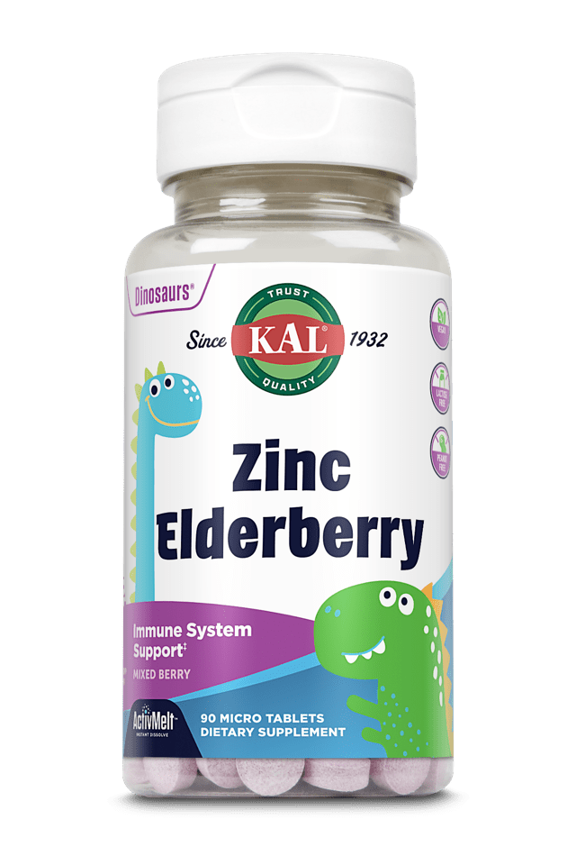 Kal - Zinc Elderberry ActivMelt 90 ct 5 mg Lozenge 