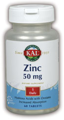 Kal - Zinc 50 60ct 50mg Tablet  