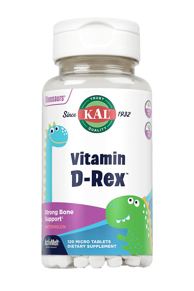 Kal - Vitamin D-Rex ActivMelt 120ct 600iu Lozenge