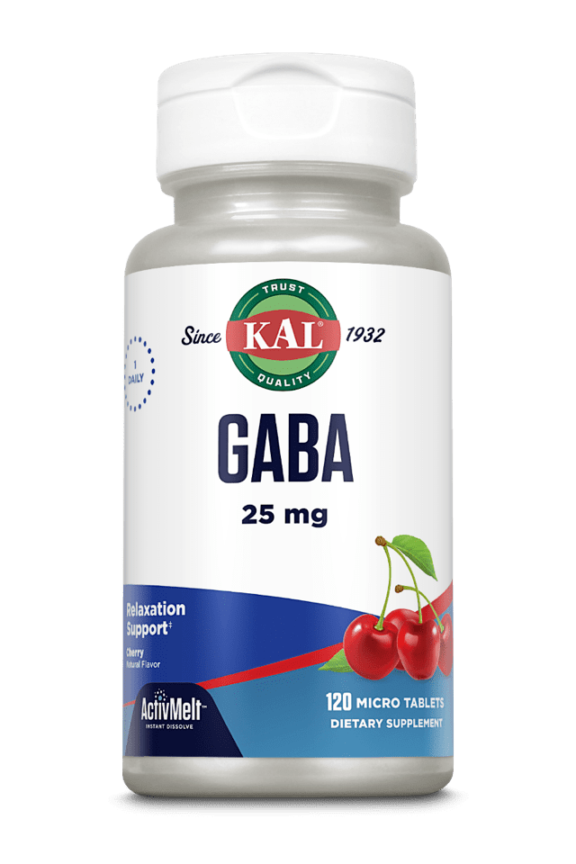 Kal - GABA ActivMelt 120ct 25mg Lozenge