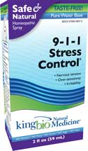 King Bio 9-1-1 Stress Control 2 OZ