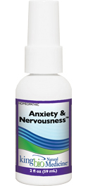 King Bio Anxiety and Nervousness 2 OZ