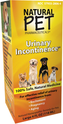 King Bio Natural Pet (Dog) Urinary Incontinence 4 OZ-UNAVAILABLE