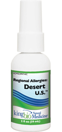 King Bio Regional Allergy Desert U.S. 2 OZ