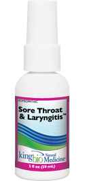 King Bio Sore Throat & Laryngitis Rel. 2 OZ