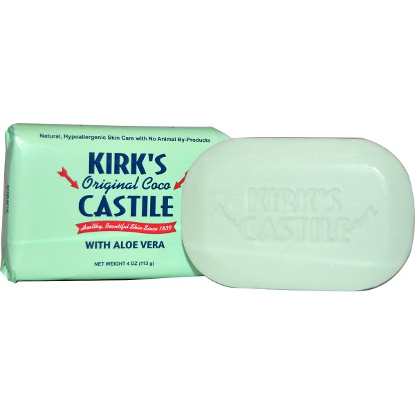 Kirks Natural Castile Bar Soap Aloe Vera 4 oz