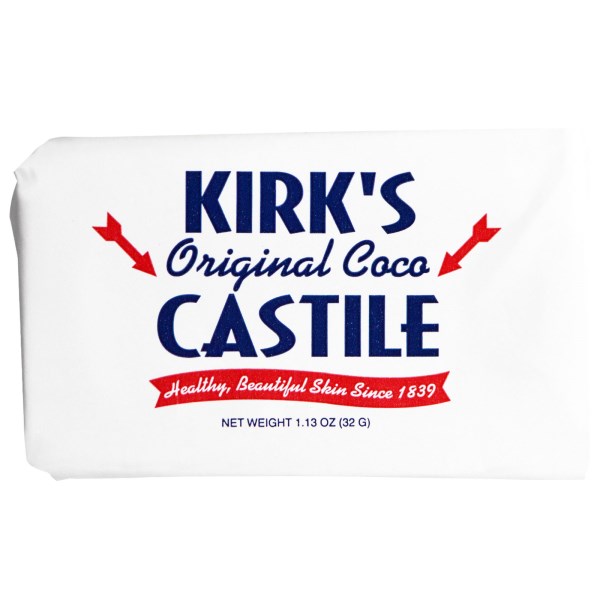 Kirks Natural Castile Bar Soap Original Travel Size 1.13 oz