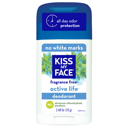 Kiss My Face - Deodorant Pf Active Enzyme Stick Fragrance Free 2.48 ounce