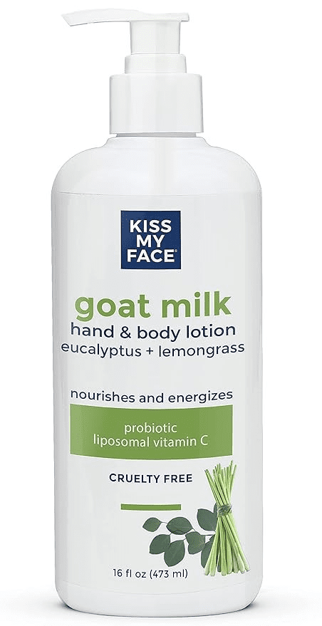 Kiss My Face Goat Milk Hand & Body Lotion 16/oz Eucalyptus & Lemongrass -UNAVAILABLE