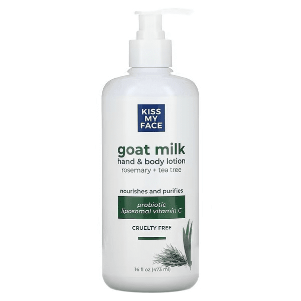 Kiss My Face Goat Milk Hand & Body Lotion 16/oz Rosemary and Tea Tree