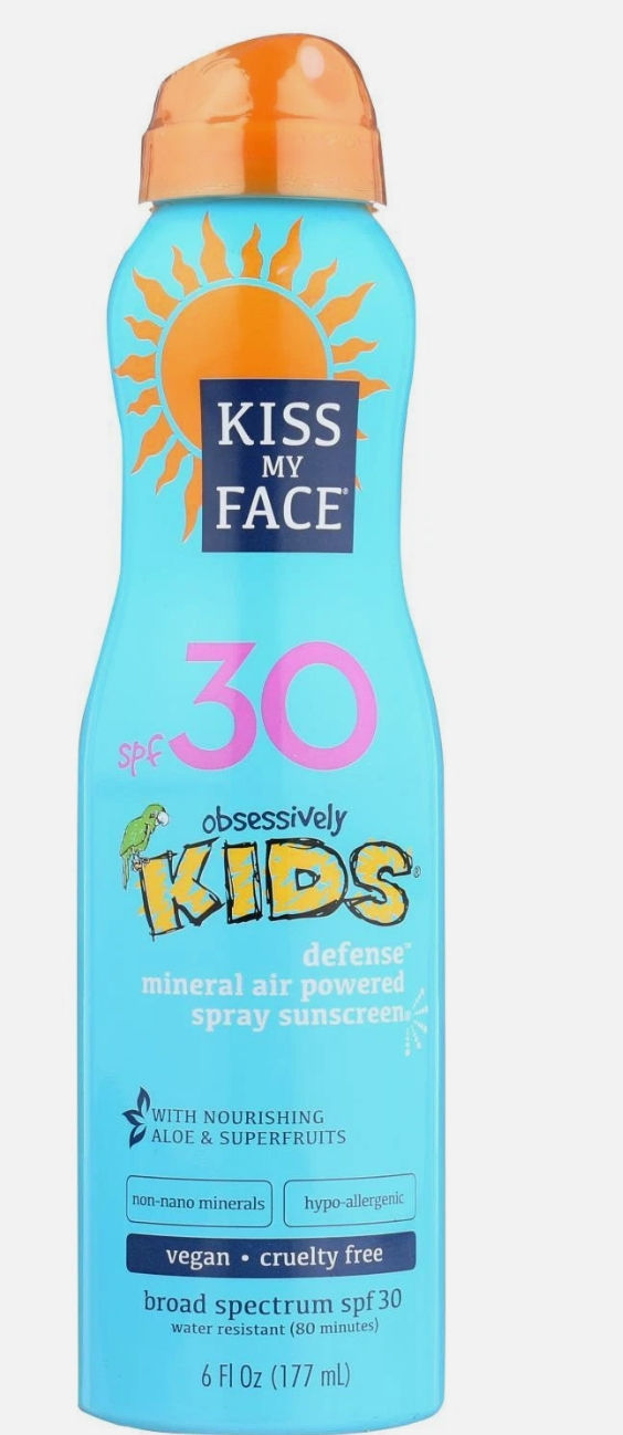 Kiss My Face - Obsessively Kids Vegan SPF 30 Spray Sunscreen 6 FL Oz