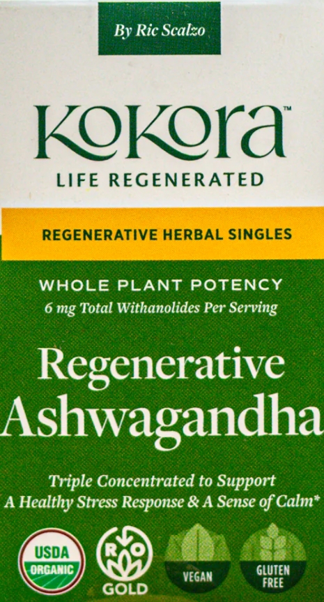 Kokora Regenerative Ashwagnda Organic 60 Caps