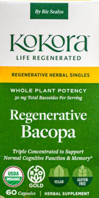 Kokora Regenerative Bacopa Organic 60 caps