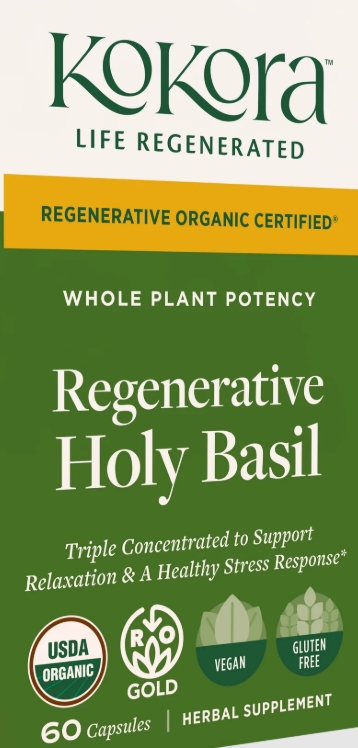 Kokora Regenerative Holy Basil Organic 60 caps