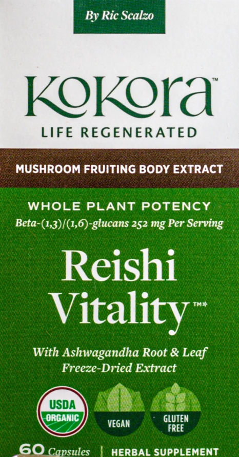Kokora Reishi Vitality Organic 60 caps