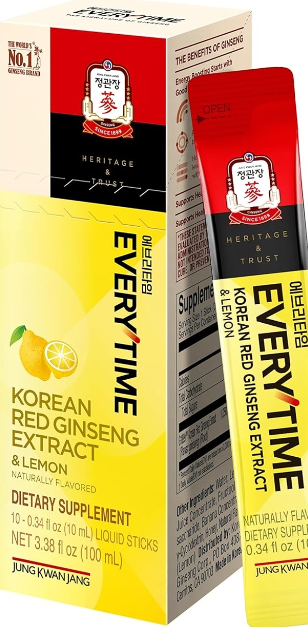 KOREA GINSENG CORP JungKwanJang Everytime Lemon 10 stick-pack