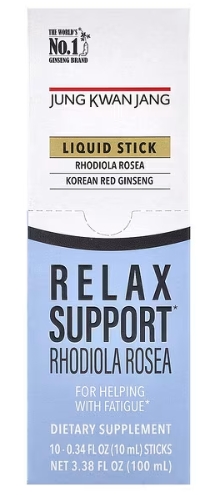 KOREA GINSENG CORP Jungkwanjang Liquid Stick Relax Support Rhodiola Rosea 10 stick-pack