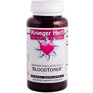 Kroeger Herb Products Blood Toner 100 vegicap