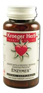 Kroeger Herb Products Enzymes 100 vegicap
