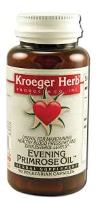 Kroeger Herb Products Evening Primrose 90 Capsules