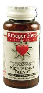 Kroeger Herb Products Kidney Care Blend 100 vegicap